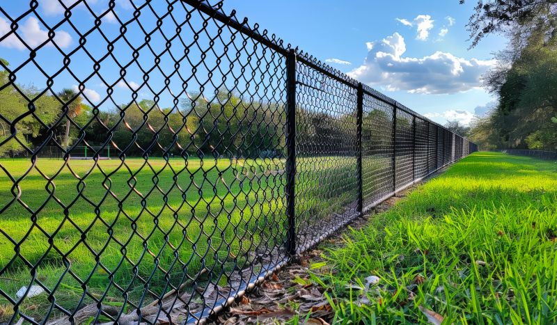 Completed Chain-Link Fence