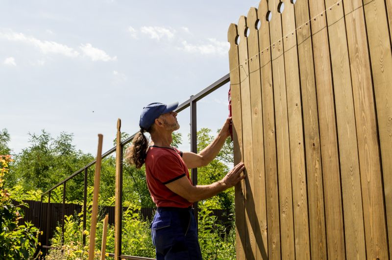 Cedar Fencing Installation detail