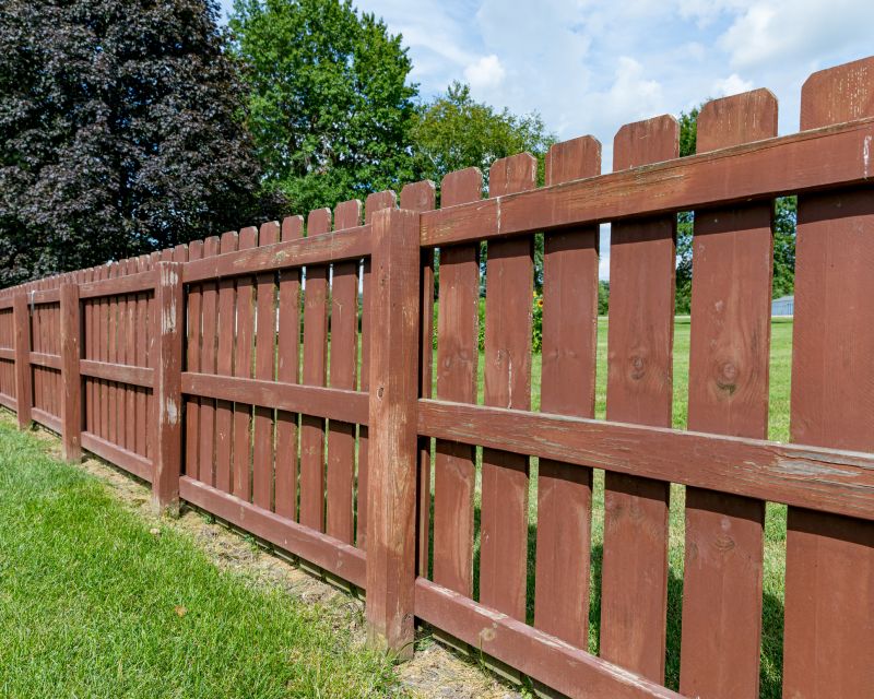Wood Fence Installation detail