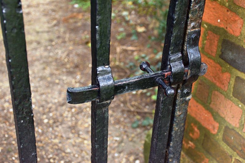 Iron Gate Latch Repair