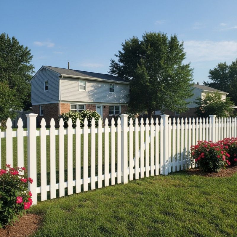Wood Picket Fence Installation