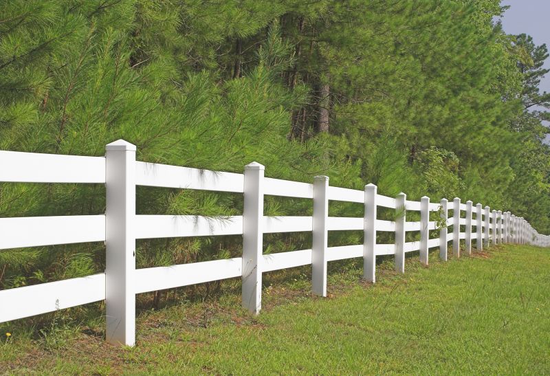 Wood Rail Fence Installation